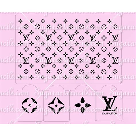 louis vuitton cake stencil australia|lv stencil download.